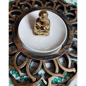 Gold Tone Zen Ring/Jewerly Tray